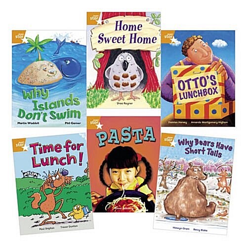 Learn at Home:Star Reading Orange Level Pack (5 fiction and 1 non-fiction book) (Package)