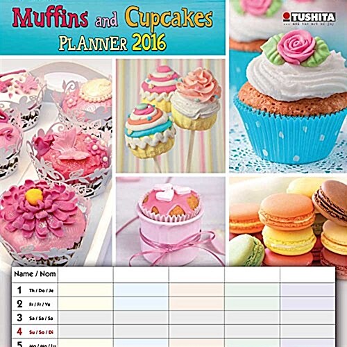 MUFFINS CUPCAKES PLANNER 2016