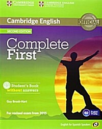 Complete First for Spanish Speakers Students Pack without Answers (Students Book with CD-ROM, Workbook with Audio CD) (Package)