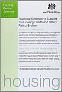 Statistical Evidence to Support the Housing Health and Safety Rating (Paperback)