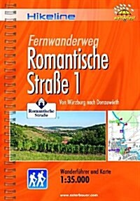 Romantische Strasse 1 Fernwanderweg : BIKEWF.DE.60 (Paperback)