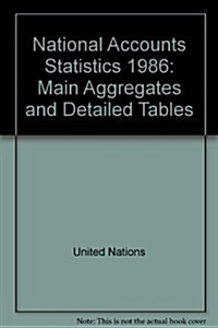 National Accounts Statistics (Hardcover, 30th)