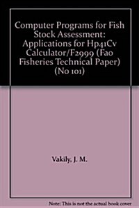 Computer Programs for Fish Stock Assessment (Paperback)