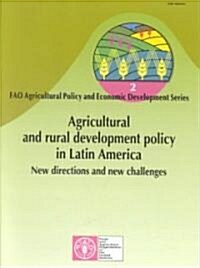 Agricultural and Rural Development Policy in Latin America (Paperback)