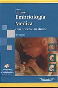 Embriologia medica/ Medical Embryology (Paperback, CD-ROM, 10th)