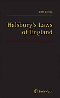 Halsburys Laws of England (Pamphlet)