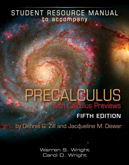 Student Resource Manual to Accompany Precalculus with Calculus Previews (Paperback, 5, Revised)