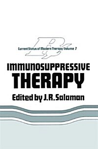 IMMUNOSUPPRESSIVE THERAPY (Hardcover)