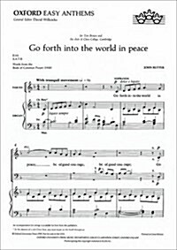 Go forth into the world in peace (Sheet Music, Vocal score)