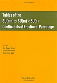 Tables of the Su(mn) Su(m) X Su(n) Coefficients of Fractional Parentage (Hardcover)