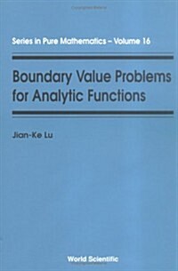 Boundary Value Problems for Analytic Functions (Hardcover)