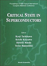 Critical State in Superconductors - Proceedings of 1994 Topical International Cryogenic Materials Conference (Hardcover)