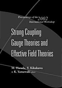 Strong Coupling Gauge Theories and Effective Field Theories, Proceedings of the 2002 International Workshop                                            (Hardcover)
