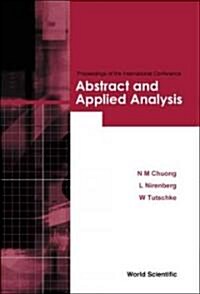 Abstract and Applied Analysis (Hardcover)