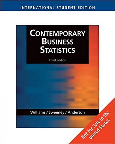 Contemporary Business Statistics (Package, 3rd international ed)