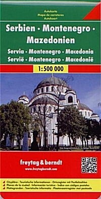 Serbia-Montenegro, Macedonia : FB.J150 (Sheet Map)