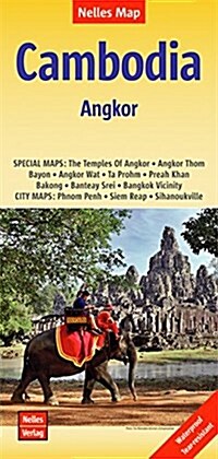Cambodia / Angkor : NEL.062 (Sheet Map, folded)