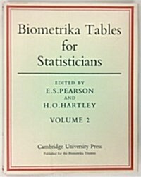 Biometrika Tables for Statisticians (Hardcover)