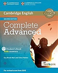 Complete Advanced Students Book with Answers with CD-ROM with Testbank (Package, 2 Revised edition)