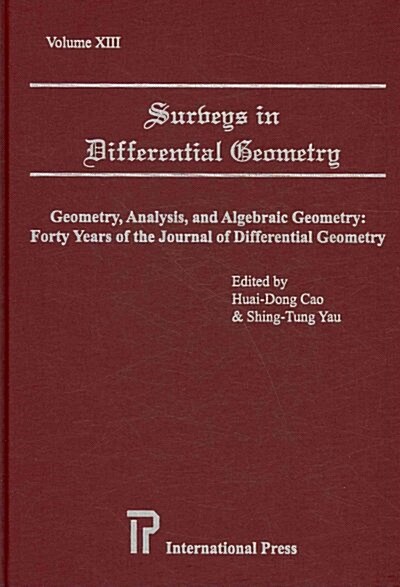 Geometry, Analysis, and Algebraic Geometry (Hardcover)