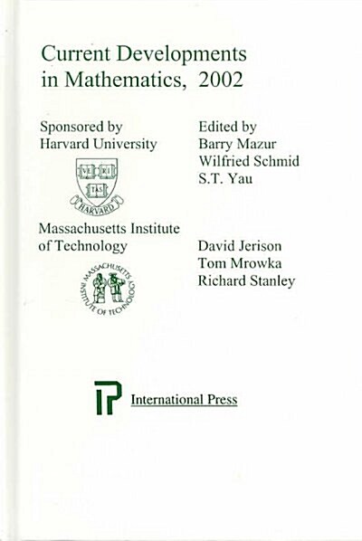 Current Developments in Mathematics, 2002 (Hardcover)