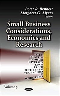 Small Business Considerations, Economics & Research (Hardcover, UK)