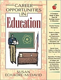 Career Opportunities in Education (Hardcover)