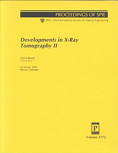 Developments in X-Ray Tomography II (Paperback)