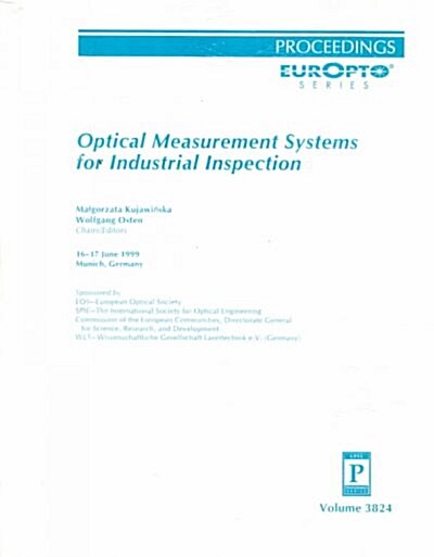 Optical Measurement Systems for Industrial Inspection (Paperback)