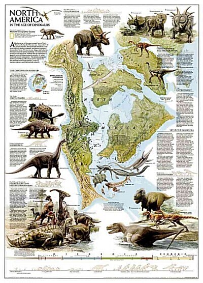 Dinosaurs of North America (Map)