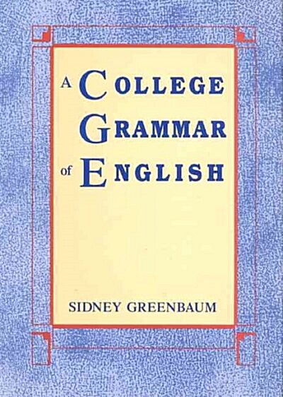 A College Grammar of English (Hardcover)