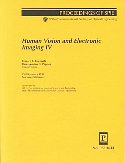 Human Vision and Electronic Imaging 4 (Paperback)