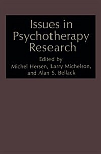 Issues in Psychotherapy Research (Paperback, Softcover Repri)