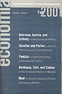 Economia: Fall 2001: Journal of the Latin American and Caribbean Economic Association (Paperback)