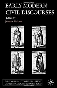 Early Modern Civil Discourses (Hardcover)
