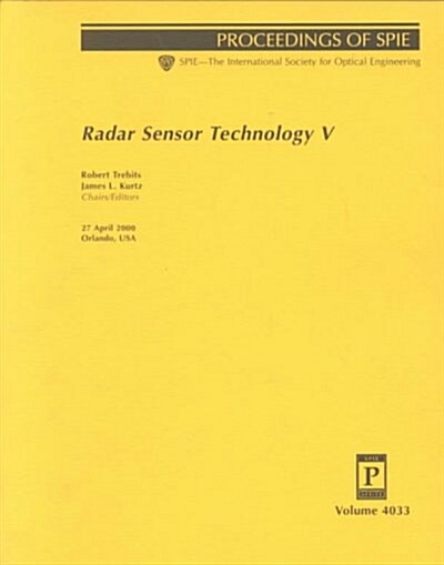 Radar Sensor Technology (Paperback)