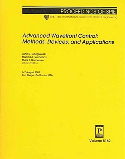 Advanced Wavefront Control (Paperback)