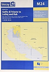 Imray Chart M24 : Golfo di Trieste to Losinj and Rab (Sheet Map, folded)