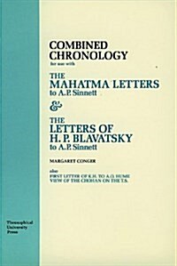 Combined Chronology for Use with the Mahatma and Blavatsky Letters (Paperback, UK)