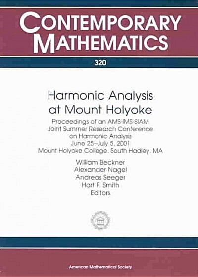 Harmonic Analysis at Mount Holyoke (Paperback)