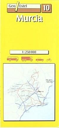 10 - Murcia Road Map (Sheet Map, Rev ed)