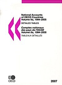 National Accounts of OECD Countries: Vol. 2: Detailed Tables (Paperback)