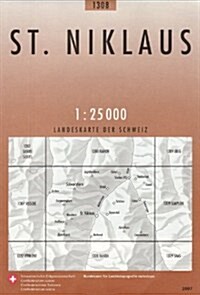 St. Niklaus (Sheet Map, folded)