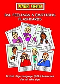 Lets Sign BSL Feelings & Emotions Flashcards (Cards)