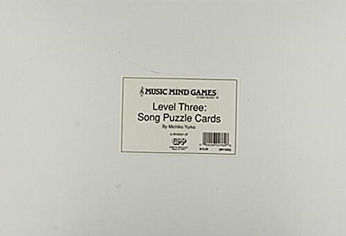 Music Mind Games: Level 3 -- Song Puzzle Cards, Game Cards (Paperback)