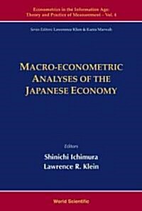 Macroeconometric Modeling of Japan (Hardcover)