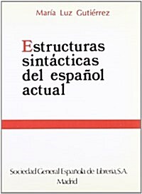 Estructuras Sintacticas Espanol (Paperback)