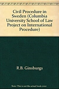 Civil Procedure in Sweden (Hardcover)
