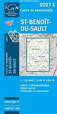 St-Benoit-du-Sault GPS (Sheet Map, 3 Rev ed)