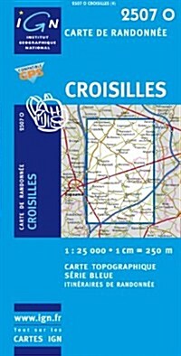 Croisilles GPS : Ign2507o (Sheet Map, 4 Rev ed)